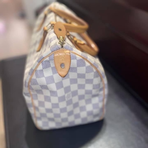 Damier Azur speedy 30 - Picture 6 of 14